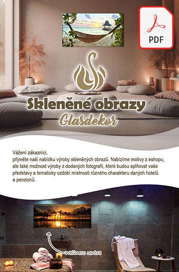 Skleněné obrazy Glasdekor do knihovny